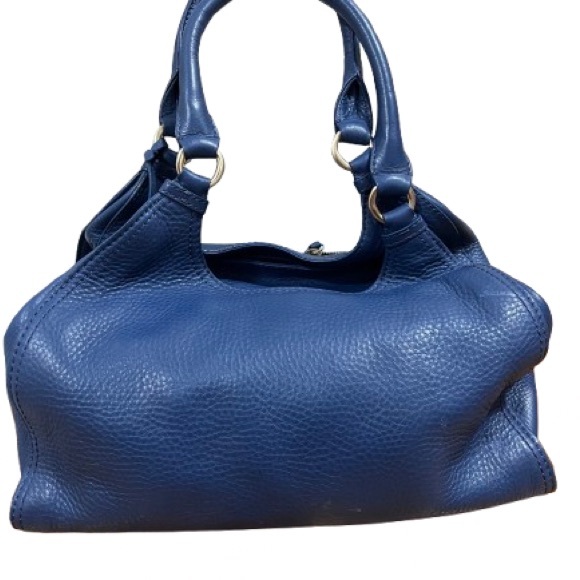 Cole Haan leather shoulder bag blue - Picture 2 of 13